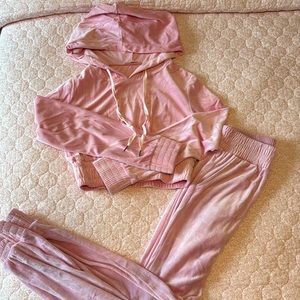 Pink Velour set